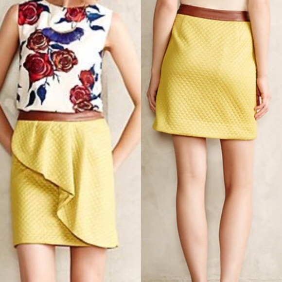 Anthropologie Dresses & Skirts - Anthropologie HD in Paris Quilted  Skirt Size 0